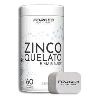 Zinco Quelato 269% 60 Vegan Caps - Forged Nutrition Sabor Sem Sabor Zinco Quelato 269% 60 Vegan Caps - Forged Nutrition Sabor Sem Sabor