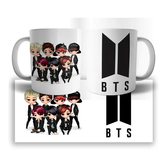 Bts K-pop Army Taza De Café Personalizada Con Nombre