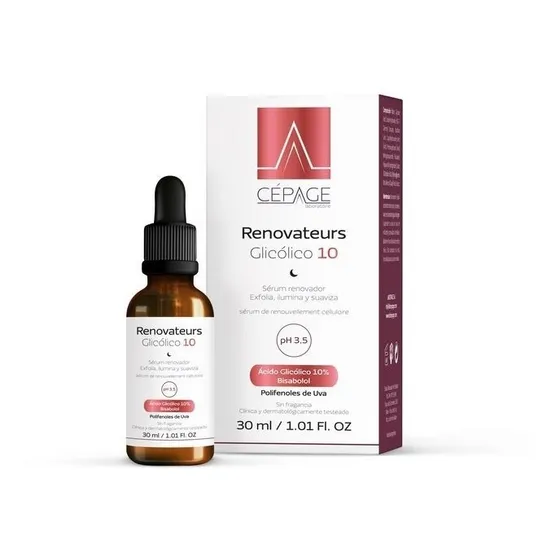 Cepage Renovateurs Glicólico 10% Sérum Renovador X30ml Tipo de piel Todo tipo de piel
