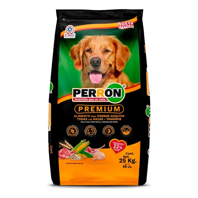 Costal Croquetas Perron Premium Para Perro Adulto 25kg