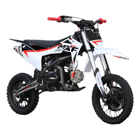 Mini Moto Cross Mxf 110cc 4 Tempos Vermelho Partida Elétrica
