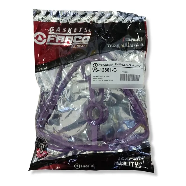 Empacadura Fraco Tapa Válvula/cámara/gorros/admisión/escape