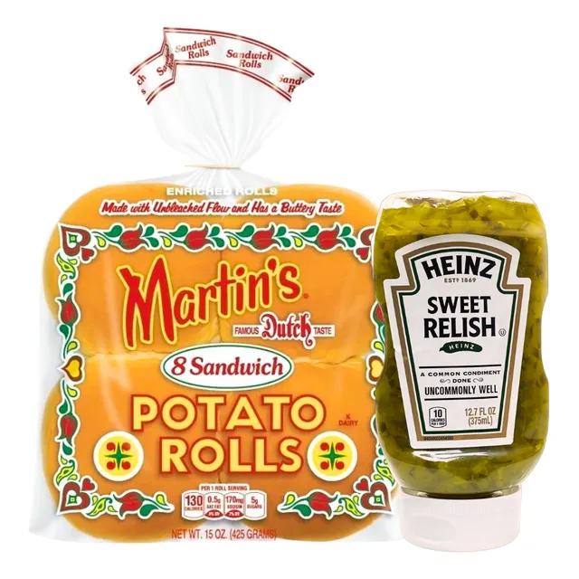 Combo Heinz Sweet Relish Martins X 2 Unidades