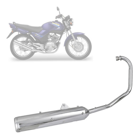 Escapamento Original Escape De Moto Ybr 125 2000 A 2008 Escapamento Original Escape De Moto Ybr 125 2000 A 2008