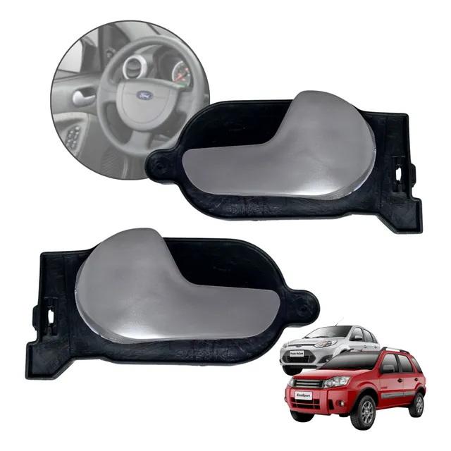 Par Maçaneta Interna Dianteira Traseira Ford Ecosport Fiesta