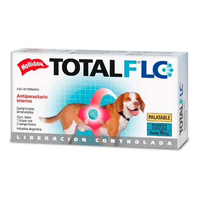 Antiparasitario Interno Total Flc Perros Hasta 10 Kg