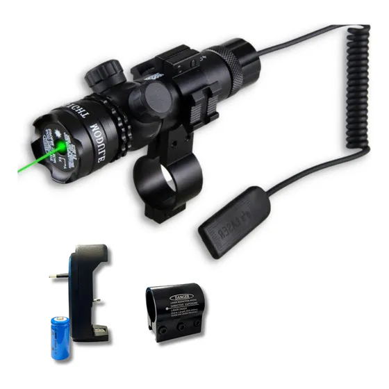 Mira Laser Verde Profissional P/ Carabinas Airsoft Paintball