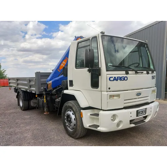 Ford Cargo 1517 E Con Hidrogrúa Pm 11 Y Caja De Carga