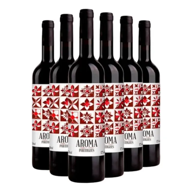 Vinho Aroma Português Tinto / Cx 6 Un.