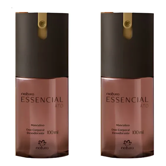 Kit 02 Un Essencial Ato Deo Corporal Masculino 100ml