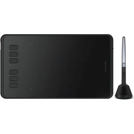 Mesa Digitalizadora Huion Inspiroy H640P com Caneta Óptica 8192 Níveis Preto