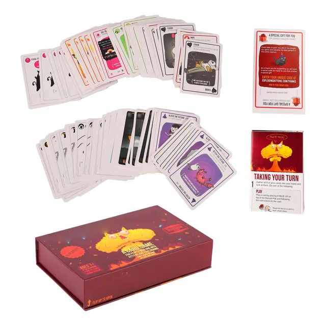 . Juego De Mesa De Gato Explosivo, Juego De Tarjetas