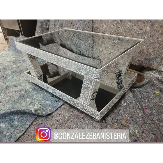 Mesa De Centro En Cristal Moderna