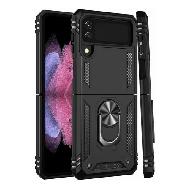 Estuche Antichoque Armor Ring Para Samsung Galaxy Z Flip 3