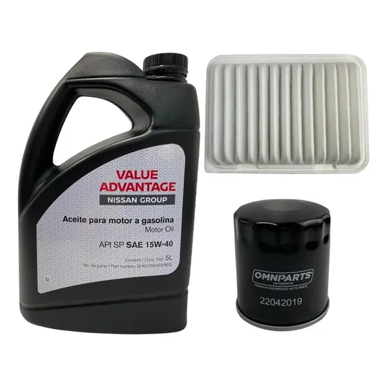Kit De Afinación Toyota 15w40 Yaris 1.5l 2006-2016 Omniparts