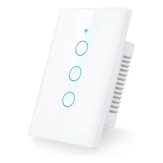 Interruptor De Luz Táctil Tuya Smart Ofx-wf-u3 3 Ch Wifi App