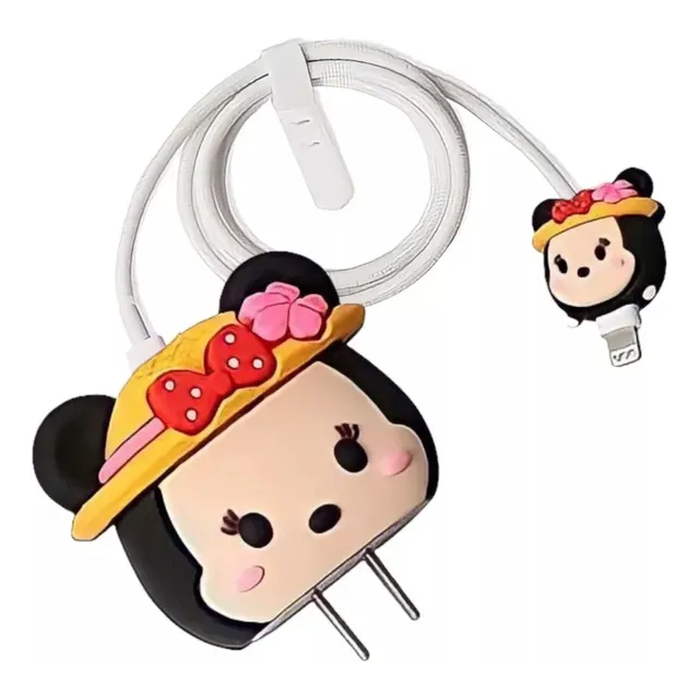. Protector Para Cubo Y Entrada Cargador Con Cubre Cable