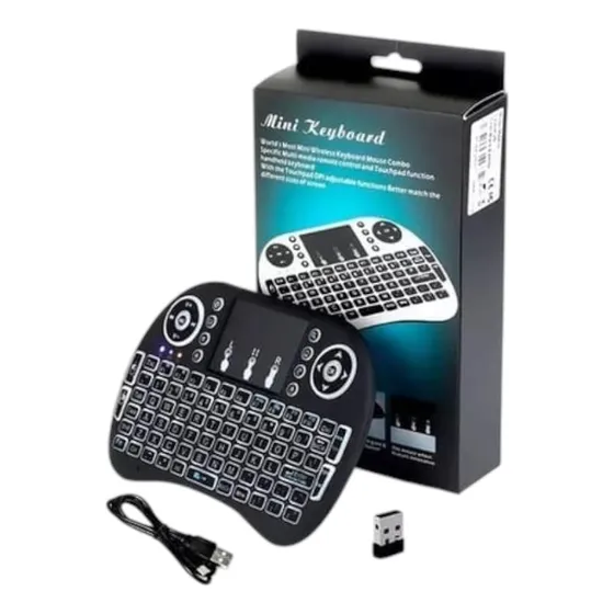 Mini Teclado Inalámbrico Bluetooth 2.4ghz Recargable