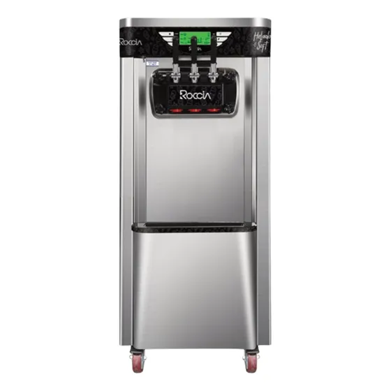 Maquina De Helados Soft De Piso De Tres Sabores Roccia