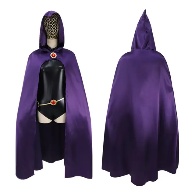 Disfraz De Raven Belt Teentitans For Mujer,capa Halloween