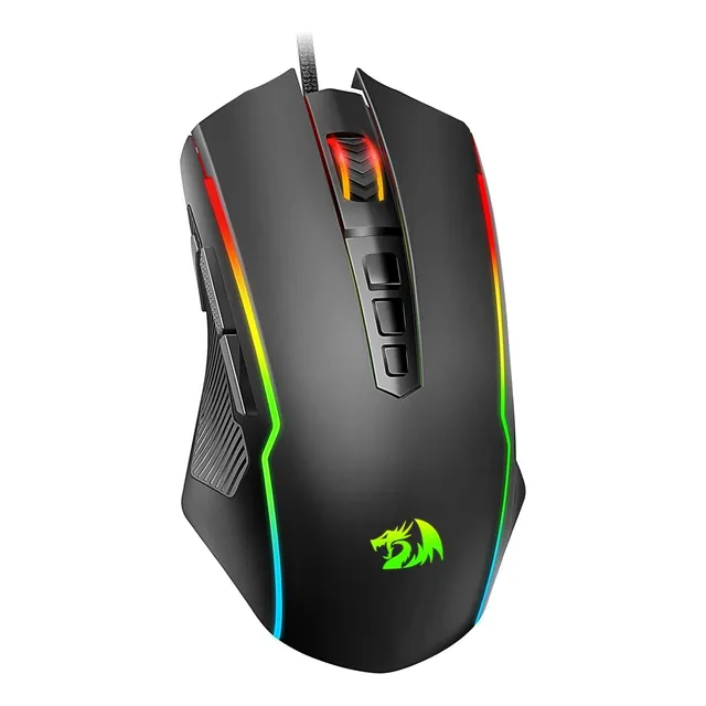 Mouse Gamer Redragon M910-k Rgb 8000 Dpi 9 Botones