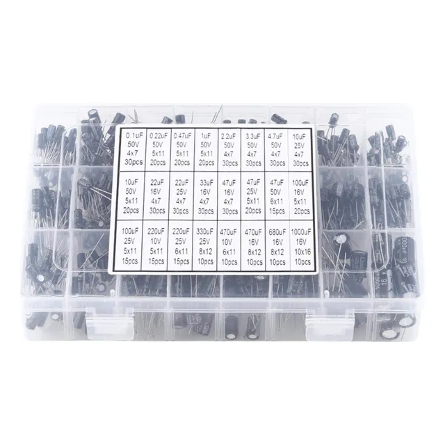 Condensadores Electrolíticos Kit 500 Piezas 0,1 A 1000 Uf