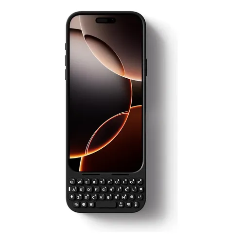 Keyboard Case Clicks For iPhone 16 Pro W/ Backlight & Shortc