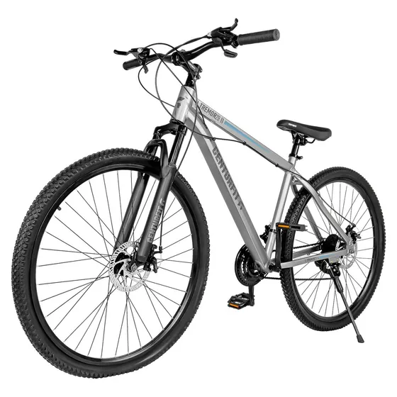 Bicicleta Aluminio Premium R29 21 Velocidades Soporta 150kg Color Plateado Tamaño Del Cuadro Xl