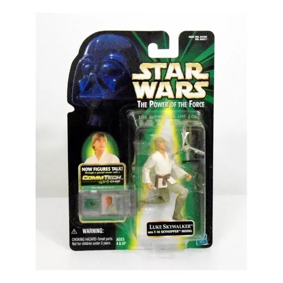 Figura Power Of The Jedi Luke Skywalker & T 16