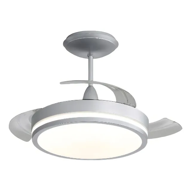 Ventilador De Techo Sankey Con Aspa Retráctil 36pul Cantidad De Aspas 3 Color De La Estructura Plateado Color De Las Aspas Acrílico Diámetro 90 Cm Frecuencia 60hz Material De Las Aspas Plástico