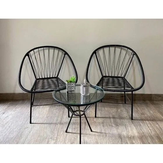 Sillas Asuncion Con Mesa Hermosa Para Balcon