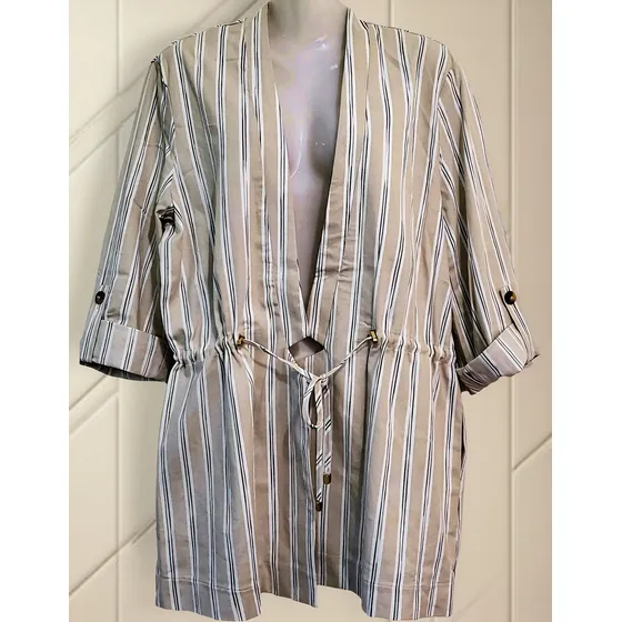 Bléiser Chaqueta Lino Dama. Color Crudo Beige.nueva.t.l