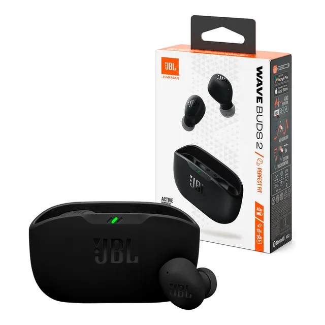Audífonos Jbl Wave Buds 2 Bluetooth Negros Originales