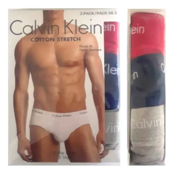 Calvin Klein Brief Hip Hombre Slip Algodón Original