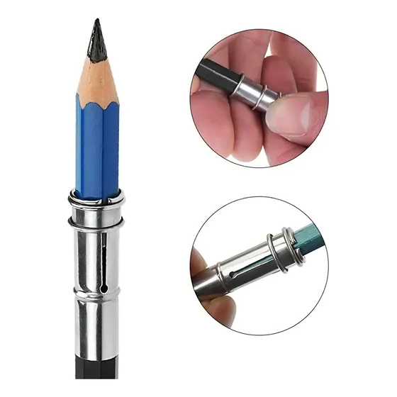 Prolongador Extensor P/lapices Dibujo Doblepunta Ad