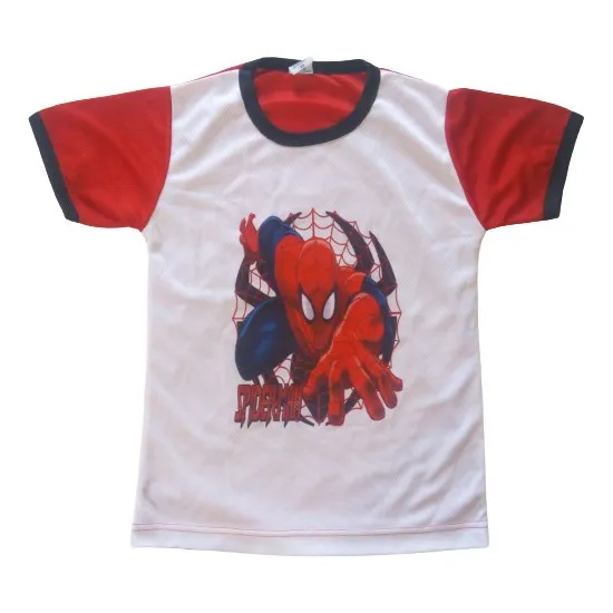 Franela Sublimada Talla 10 De Spiderman Hombre Araña. Nueva.