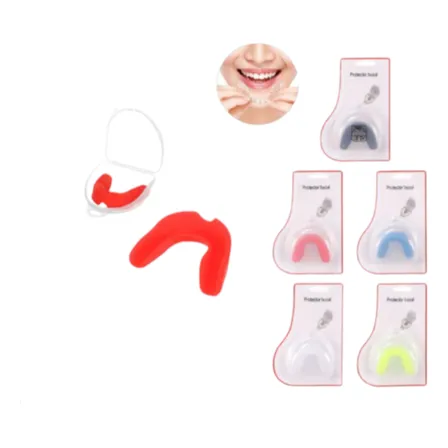 Pack 4 Protector Bucal Simple Deportivo Boxeo Karate Mma