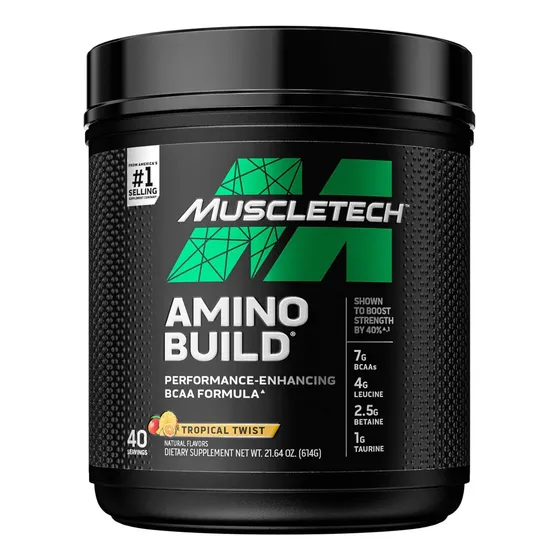 Suplemento Amino Build Bcaa De Muscletech Aminoácidos + Elec