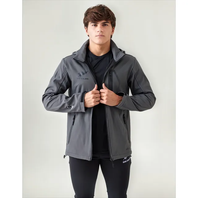 Campera Deportiva Abrigo Softshell Imago Nueva Zelanda Grey