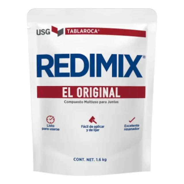 Compuesto Multiuso Para Juntas Blanco Redimix 1.6 Kg