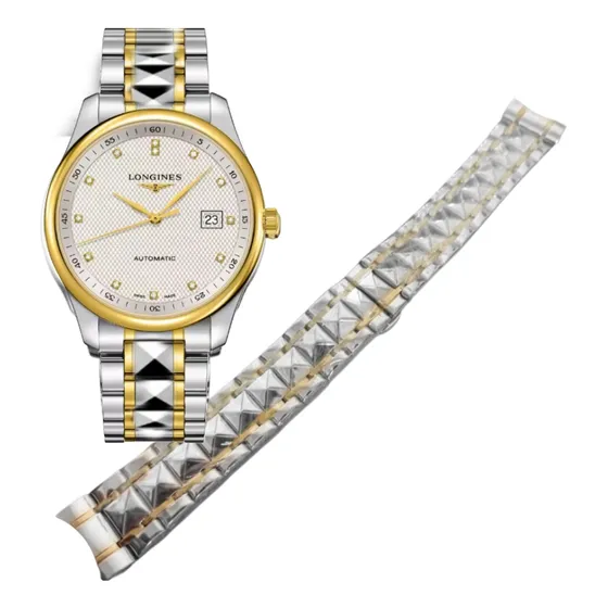 Correa Extensible 21mm Acero Inox Para Relojes Longines