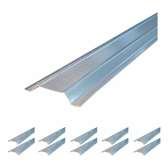 Paquete 12uni Perfil Omega (8cm X 3m), Para Yeso, Pritech