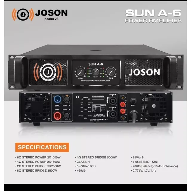 Power Amplificador Jhonson A6 Nuevos