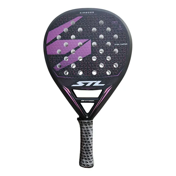 Paleta De Padel Steel Custom Airboss Foam Paddle Profesional