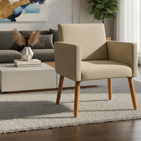 Cadeira Escritório Poltrona Decorativa Recepção Consultório