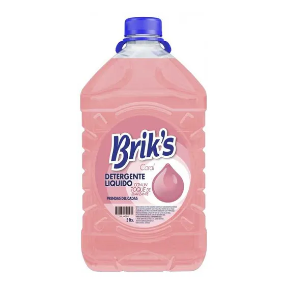 Detergente Liquido Coral Brik´s 5 Litros