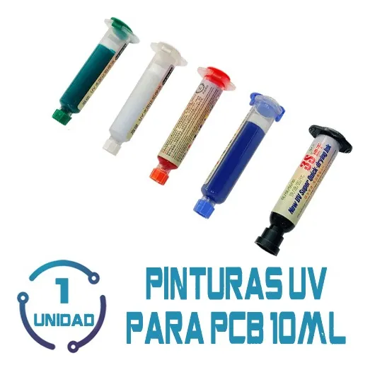 Pintura Uv Aislante De Secado Rápido Para Placas Pcb 10ml