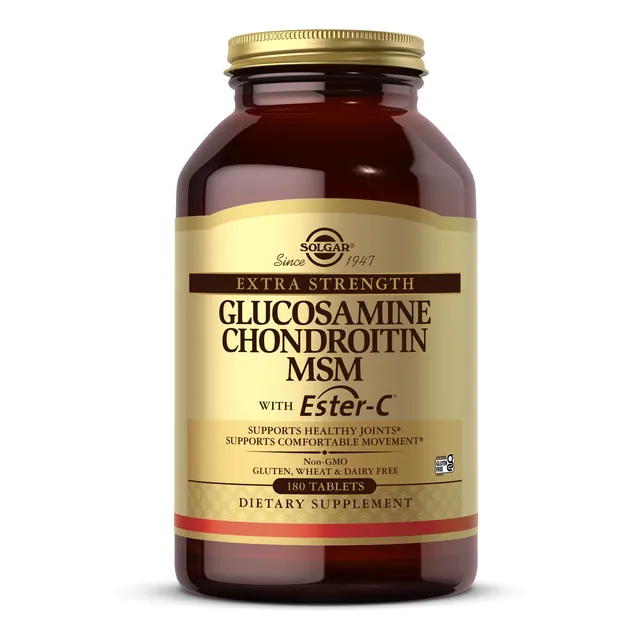 Suplemento de glucosamina y condroitina MSM 180 comprimidos