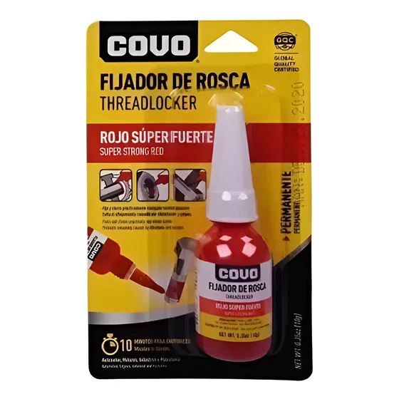 Fijador Trabarosca Rojo Super Fuerte 10g Covo
