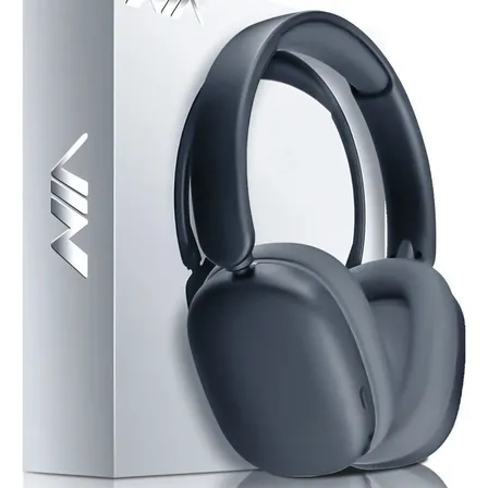 Audífonos Inalámbricos Over Ear Con Diadema 21cm Negro